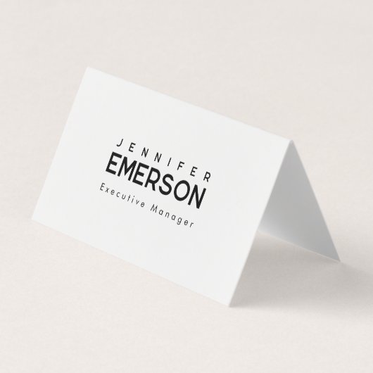 Professionell minimalistisches modernes Design Visitenkarten (Vorderseite)
