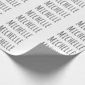 Professionell Modern Minimalistisch Einfach Eigene Geschenkpapier (Ecke)