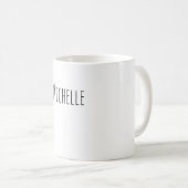 Professionell Modern Minimalistisch Einfach Eigene Kaffeetasse (VorderseiteRechts)