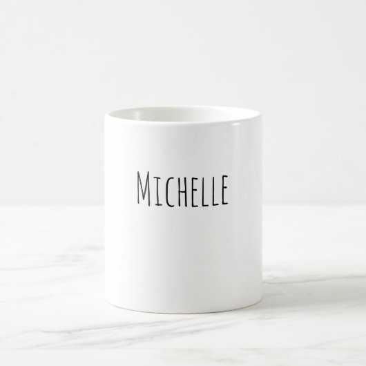 Professionell Modern Minimalistisch Einfach Eigene Kaffeetasse (Mittel)