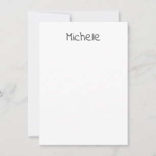 Professionell Modern Minimalistisch Einfach Eigene Mitteilungskarte