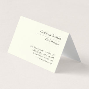 Professionell Modern Minimalistisch Einfache Elfen Visitenkarten