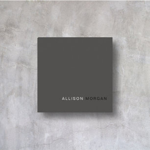 Professionell Modern Minimalistisch Luxuriös Elega Quadratische Visitenkarte