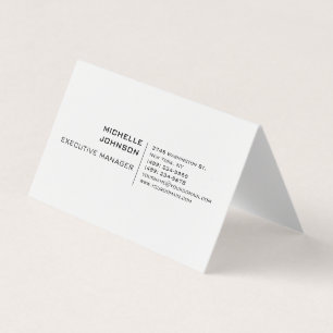 Professionell Modern Minimalistisch Schlicht Visitenkarten