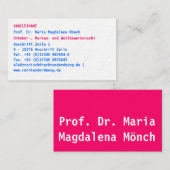 professionell modern visitenkarte (Vorne/Hinten)