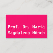 professionell modern visitenkarte (Rückseite)
