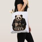 Professionell müder Panda-Caffee-Liebhaber Tasche (Von Nahem)