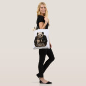 Professionell müder Panda-Caffee-Liebhaber Tasche (Am Model)