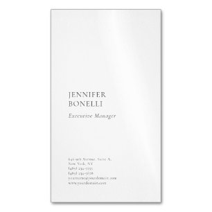Professionell schlicht minimalist modern trendy  magnetische visitenkarte
