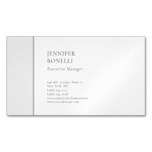 Professionell schlicht minimalist modern trendy  magnetische visitenkarte