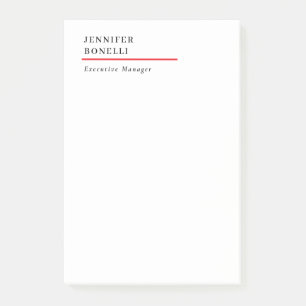 Professionell schlicht minimalist modern trendy post-it klebezettel