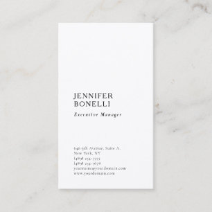 Professionell schlicht minimalist modern trendy visitenkarte