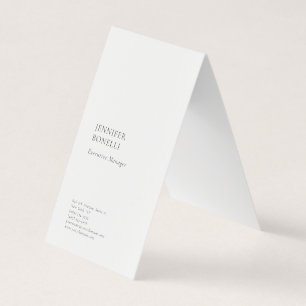Professionell schlicht minimalist modern trendy  visitenkarten