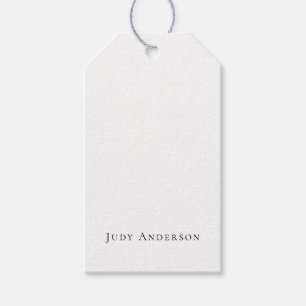 Professionell Schlicht Modern Elegant Ihr Name Geschenkanhänger