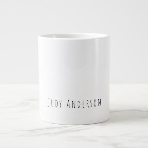 Professionell Schlicht Modern Elegant Ihr Name Jumbo-Tasse