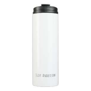 Professionell Schlicht Modern Elegant Ihr Name Thermosbecher