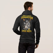 Professionell seit Geburt erschöpft Hoodie (Schwarz voll)