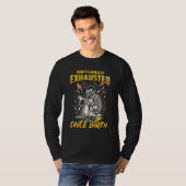 Professionell seit Geburt erschöpft T-Shirt (Vorne ganz)