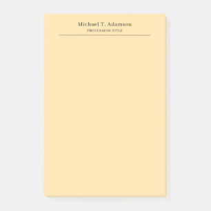 Professionell stilvoll elegante schlichte moderne  post-it klebezettel
