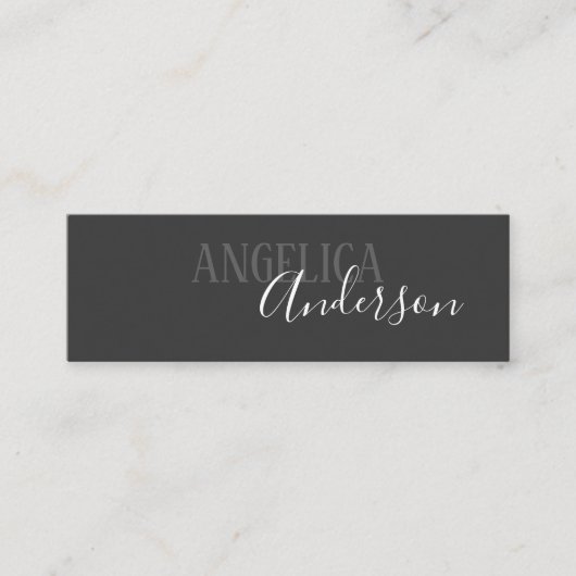 Professionell stilvoll mini visitenkarte (Vorderseite)