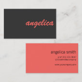 Professionell stilvoll visitenkarte (Vorne/Hinten)