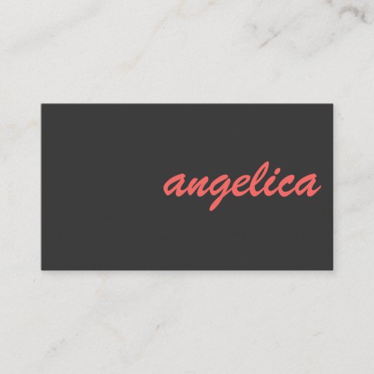 Professionell stilvoll visitenkarte (Vorderseite)