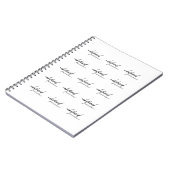 Professionell unbelästigt" notizblock (Linke Seite)