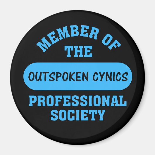 Professionell zertifizierter ausgesprochener Zynik Magnet (Vorne)