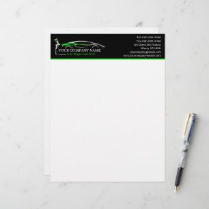 Professionelle Autolackiererei Automotive Briefbogen