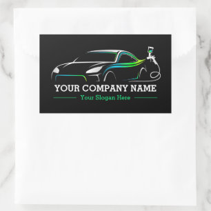 Professionelle Autolackiererei Automotive Label Rechteckiger Aufkleber