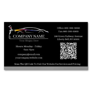Professionelle Autolackiererei Automotive Magnetische Visitenkarte