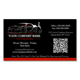 Professionelle Autolackiererei Automotive Magnetische Visitenkarte