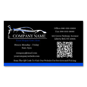 Professionelle Autolackiererei Automotive  Magnetische Visitenkarte