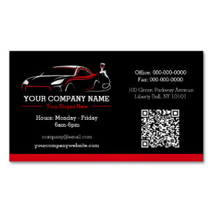 Professionelle Autolackiererei Automotive Magnetische Visitenkarte