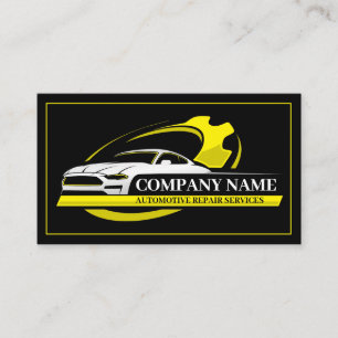 Professionelle Autoreparatur, Automechaniker Visitenkarte