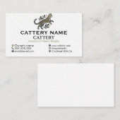 Professionelle Bengalkatzen Zucht Customizable Visitenkarte (Vorne/Hinten)
