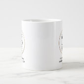 Professionelle benutzerdefinierte Firma | Geschäft Jumbo-Tasse (Vorderseite)