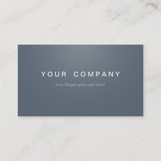 Professionelle Business Visitenkarten grey / grau Visitenkarte (Vorderseite)