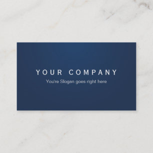 Professionelle Business Visitenkarten Navy Blue Visitenkarte