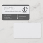 Professionelle einfache Visitenkarten für Anwälte Visitenkarte (Vorne/Hinten)