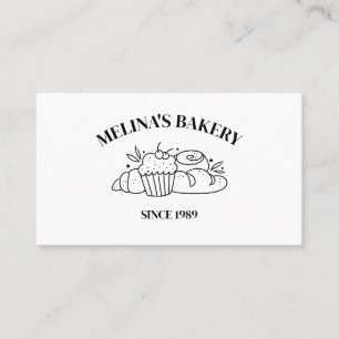 Professionelle elegante Bäckereikarten, Gebäck MOD Visitenkarte