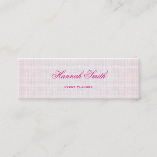 Professionelle elegante moderne Luxus Glitter Mini Visitenkarte
