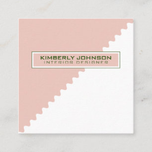 Professionelle elegante moderne minimalistische Vo Quadratische Visitenkarte