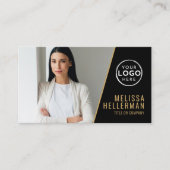 Professionelle Foto-QR-Code Firma Ihr Logo Visitenkarte (Vorderseite)