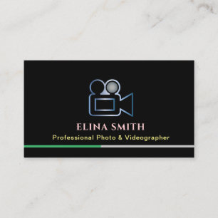 Professionelle Foto-Videografen Visitenkarte