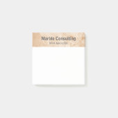 Professionelle geologische Beratung Marble Post-it Klebezettel (Vorderseite)