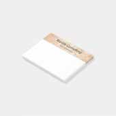 Professionelle geologische Beratung Marble Post-it Klebezettel (angewinkelt)