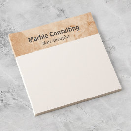 Professionelle geologische Beratung Marble Post-it Klebezettel