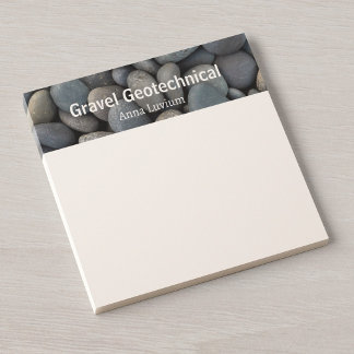 Professionelle Geologische Beratung Schotter Post-it Klebezettel