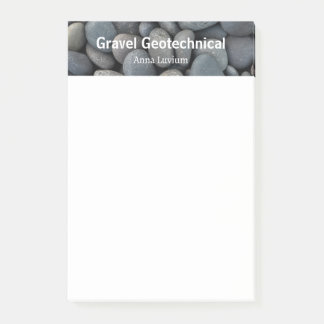 Professionelle geologische Beratung Schotter Post-it Klebezettel